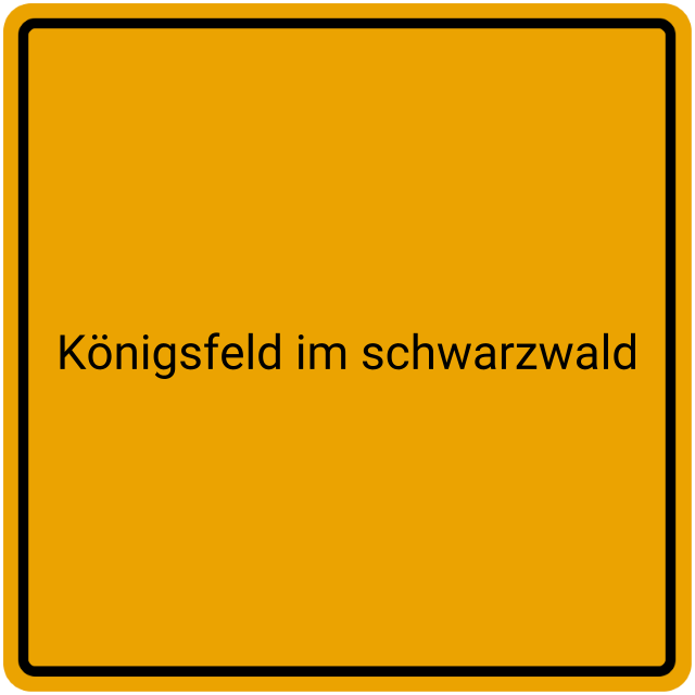 Meldebestätigung Königsfeld im Schwarzwald